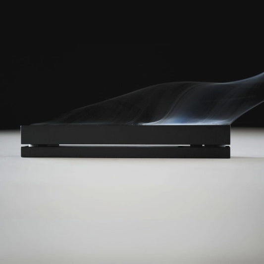 ‘efu black’ brass incense burner