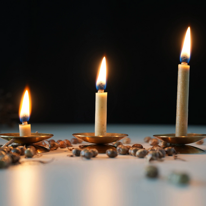 Brass "Shokudai" Candle Holder