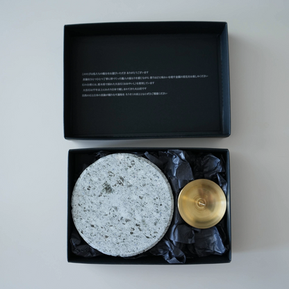 Brass "Shokudai" Candle Holder