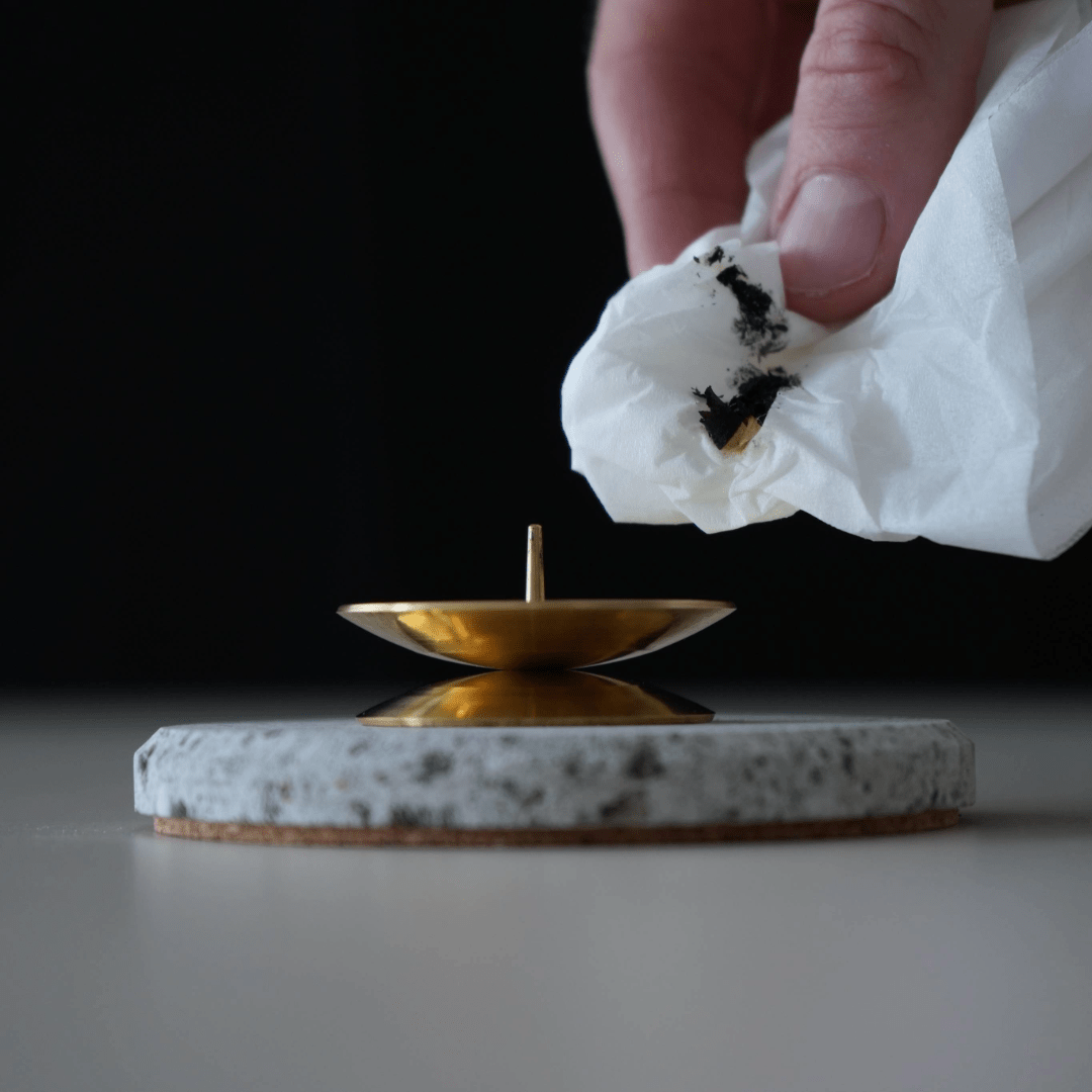 Brass "Shokudai" Candle Holder - Shi - Zen