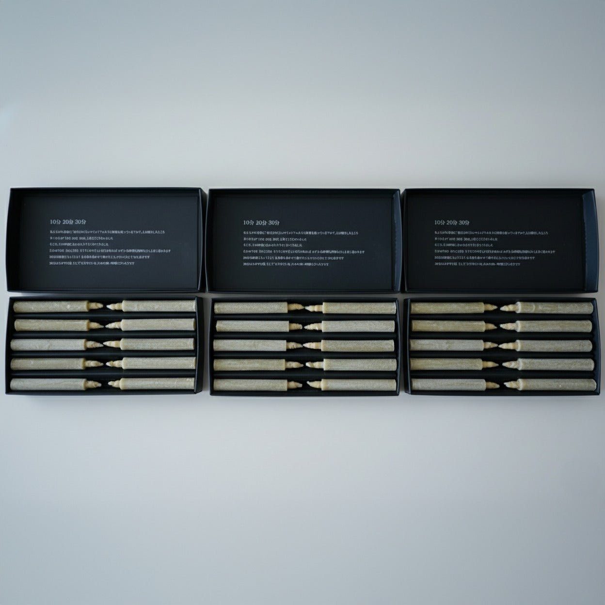 Full month 30 - minute mindfulness candle set - Shi - Zen