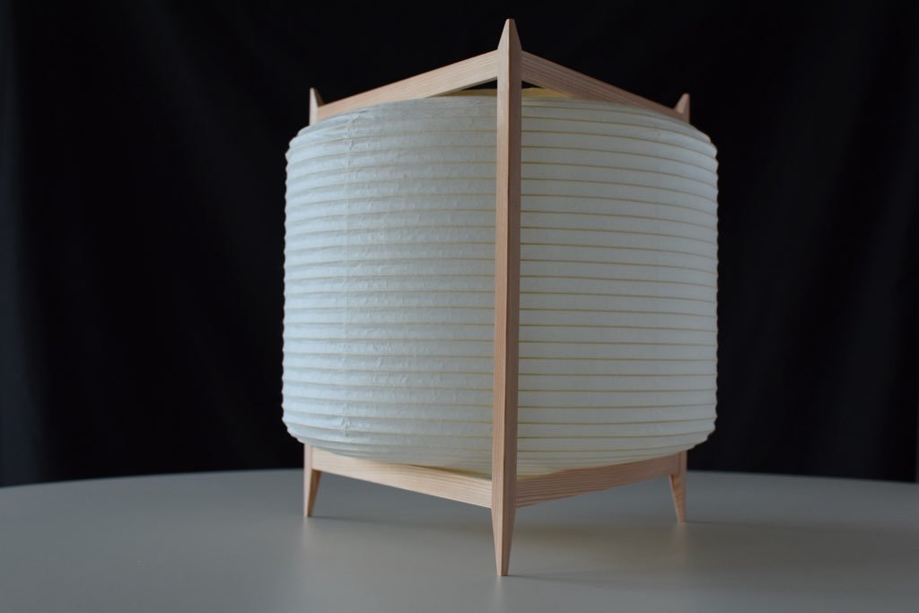 Japanese washi lantern "Andon Triangle" - Shi - Zen